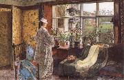 Atkinson Grimshaw Spring oil on canvas